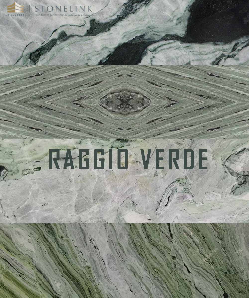 Serie de mármol Raggio Verde