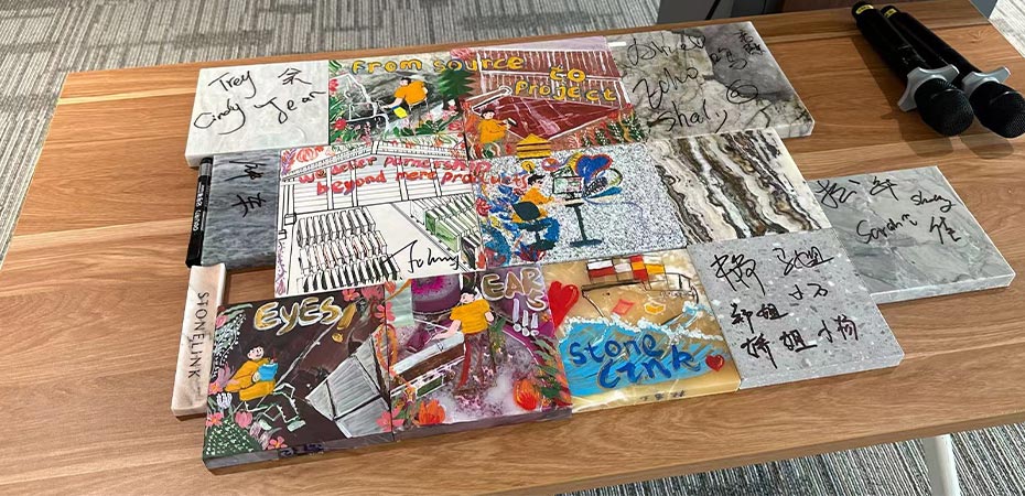 STONELINK's main product painted samples