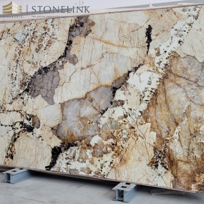 Pandora white quartzite countertop