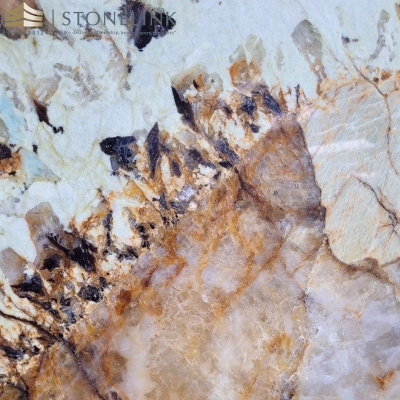 Pandora white quartzite countertop