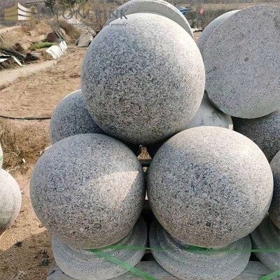 Granite parking stone ball