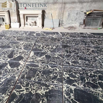 Noir Grand antique black marble tile