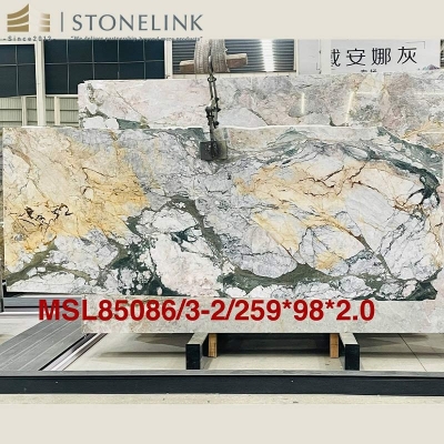 Green Four Seasons marble slab