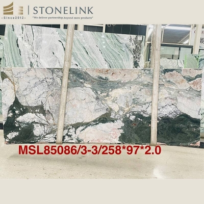 Green Four Seasons marble slab