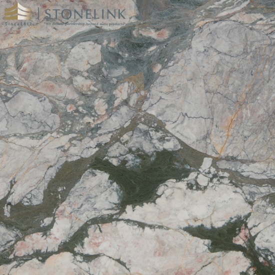 Green Four Seasons marble slab