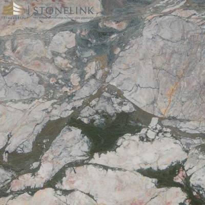 Green Four Seasons marble slab